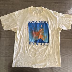 Vintage Kilauea Volcano Hawaii Graphic T shirt L